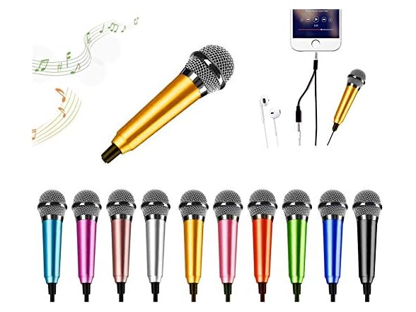 DELADOLA Mini Microphone - Portable 