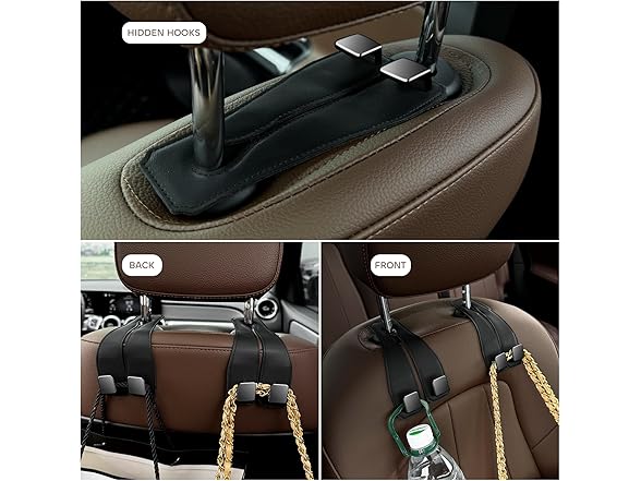 MJYP.in MJYP.in Car Purse Hooks, Double Hooks fo