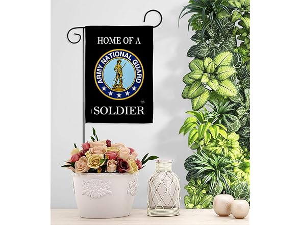 Home of National Guard Soldier Garden Flag - Armed Forces