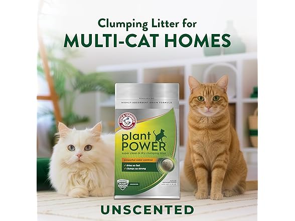 ARM & Hammer Plant Power Lightweight Plant-Based Litter