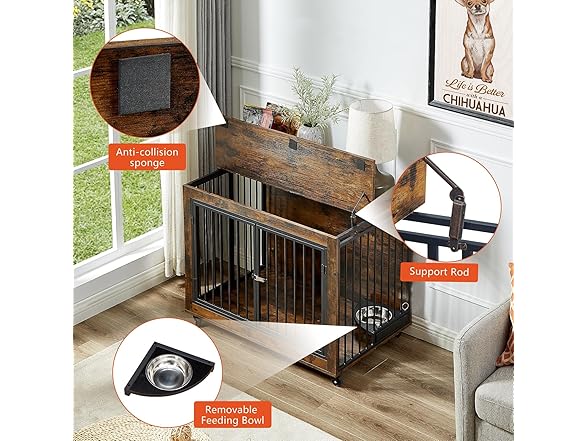 Heavy Duty 38" Dog Kennel Furniture