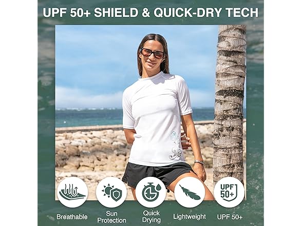 Kanu Marina White Active Rashguard (XS)