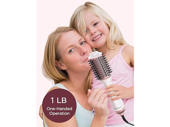 PLAVOGUE Hair Dryer Brush, Dual Voltage