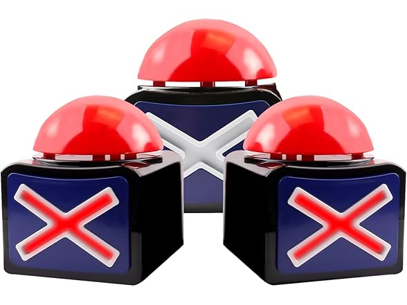 KiViRap Talent Show Game Answer Buzzer Set of 3