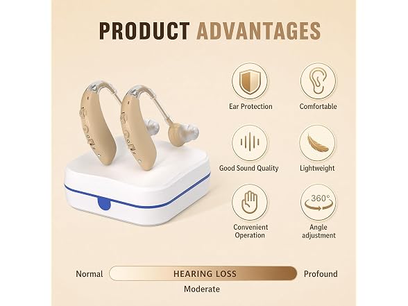 OTC Hearing Aids - Brown