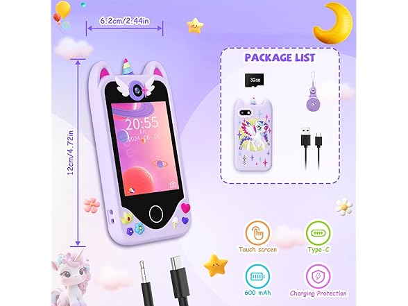 YOSFENG Kids Smart Phone
