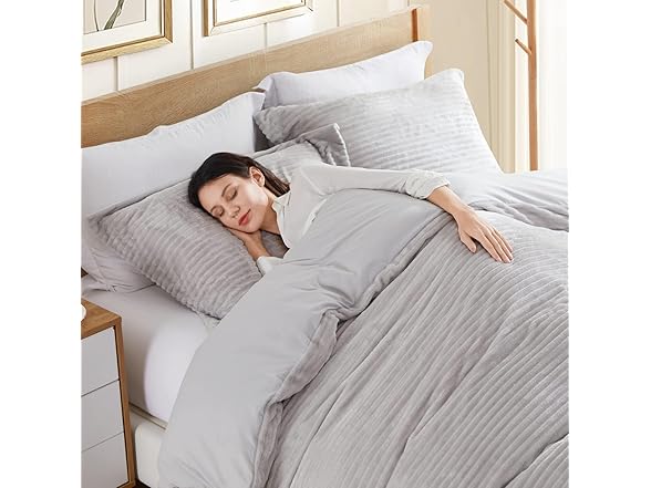 Hearth & Harbor Premium Flannel Duvet Cover Set