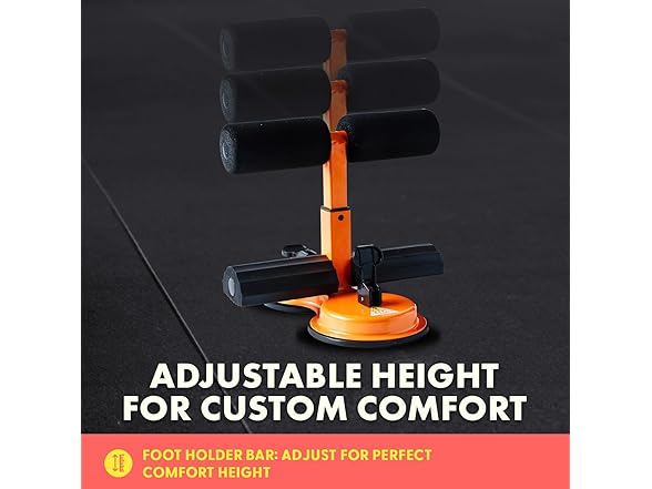 SQUATZ Portable Sit Up Bar Floor Holder