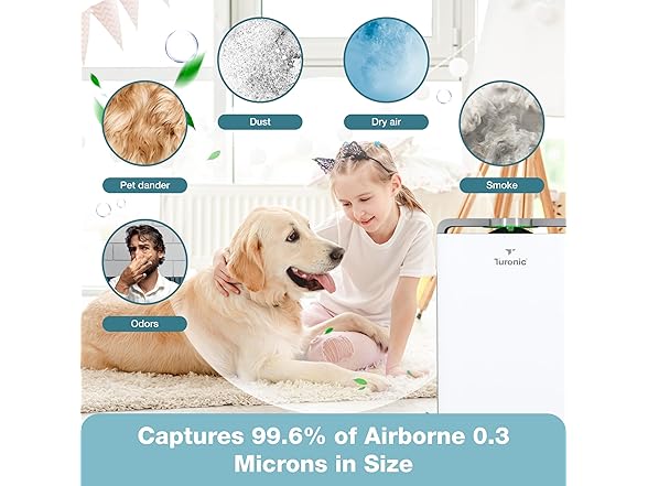 (NEW) Turonic PH950 Air Purifier And Humidifier