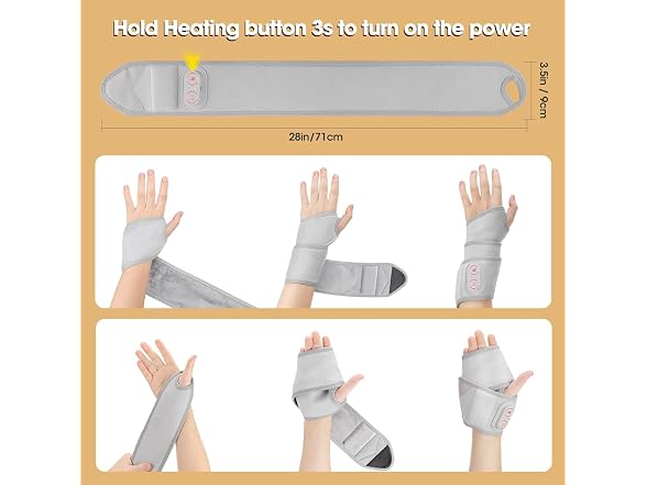 BAISEMAIN Cordless Wrist Heating pad