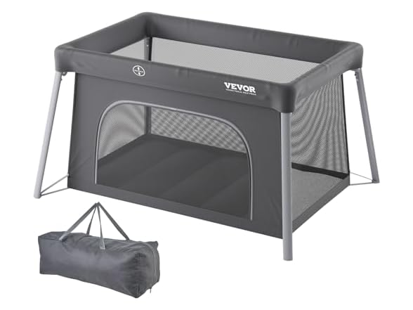 VEVOR Baby Travel Crib and Play Yard