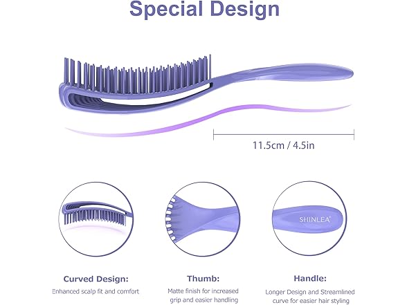 Detangler Brush for Curly Hair