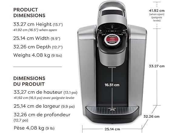 Keurig K-Elite Coffeemaker Brushed Slv