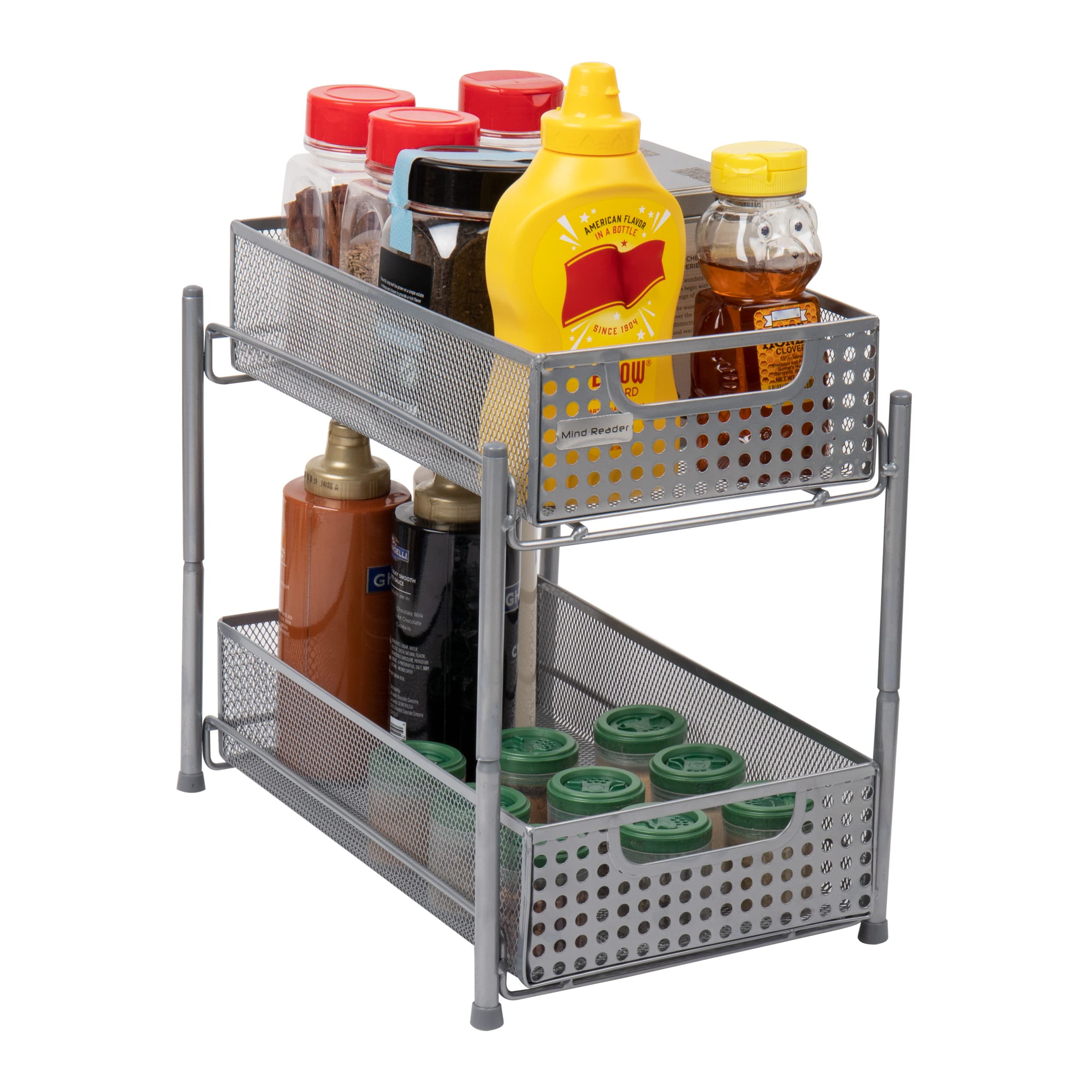 Mind Reader 2-Tier Mesh Storage Basket - Gallery 17