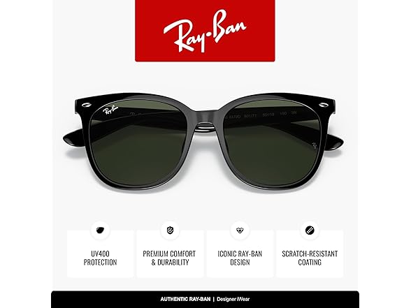 Ray-Ban RB4379D Square Sunglasses