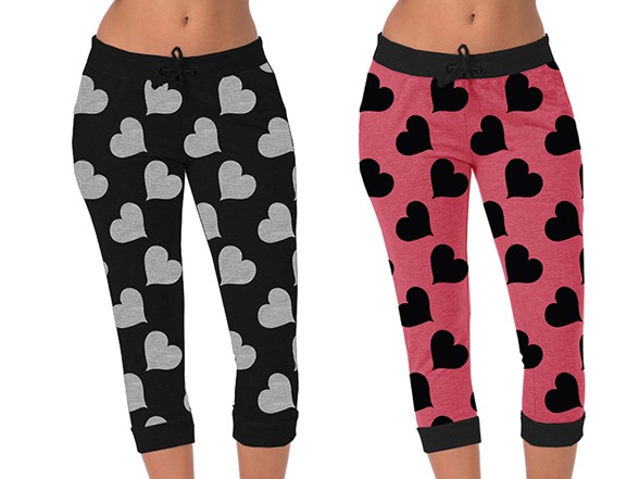 Heart Pattern Joggers | 2 pack heart pattern joggers fashion Heart Pattern Joggers | 2 pack heart pattern joggers fashion