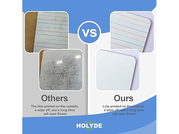 25pk Double-Sided Whiteboards, 9x12"