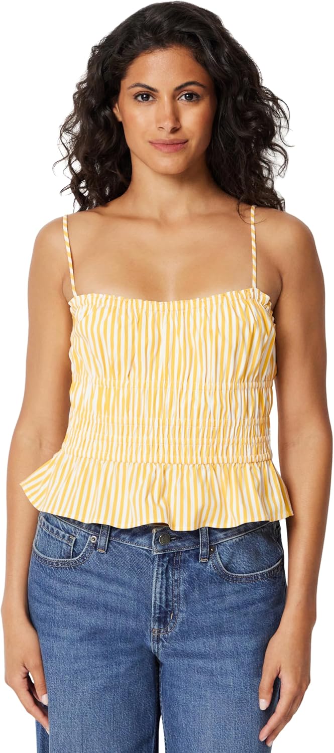 Amazon Essentials Women Regular-fit Smocked Tank - Gallery 5