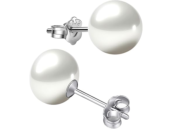 Munchewy Freshwater Pearl Studs (6.5-7mm)