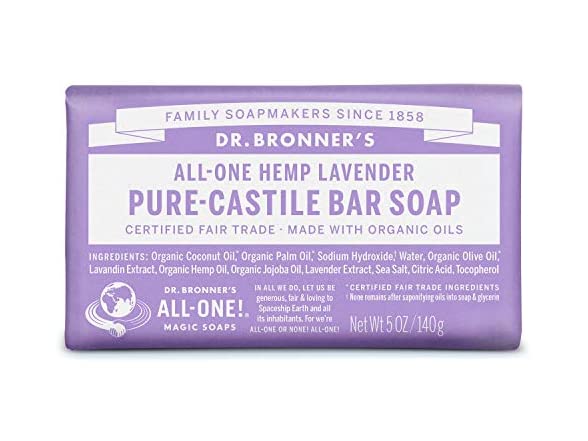 Dr. Bronner’s Pure-Castile Bar Soap