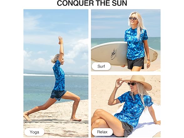 Kanu Surf Women's Blue Rashguard (M)