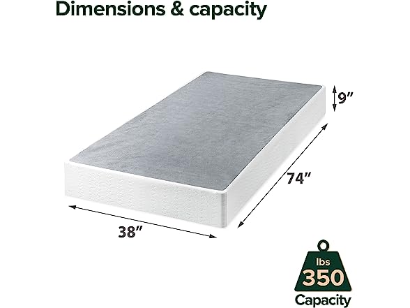 ZINUS 9 Inch Metal Mattress Foundation