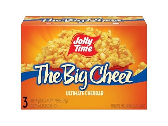 Jolly Time T Big Cheez Cheddar Cheese Popcorn