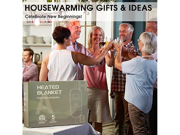 Octrot Heated Electric Blanket, Full Size