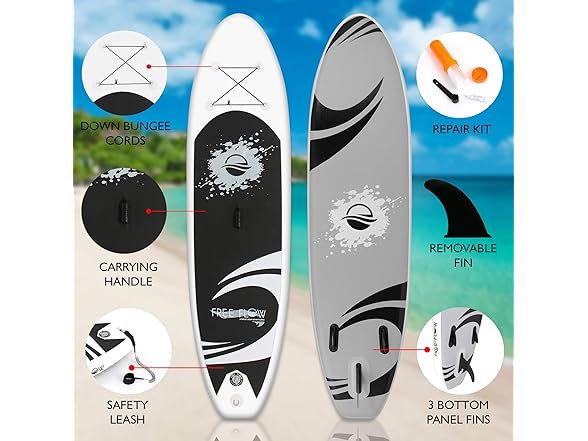 SereneLife ISUP Board Wide Design 10'6"