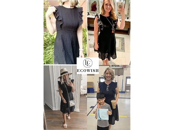 Ecowish Women (M) Summer Elegant Lady Dress