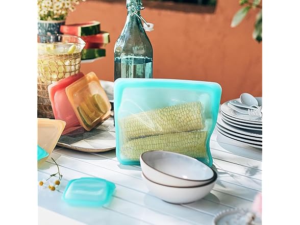 Stasher Premium Silicone Reusable Food S