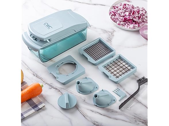 Cook with Color Vegetable Chopper Blue