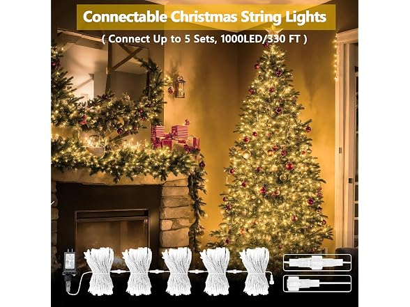 200 LED Connectable String Lights