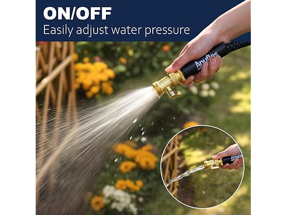 Flexible Garden Hose with Metal Fittings