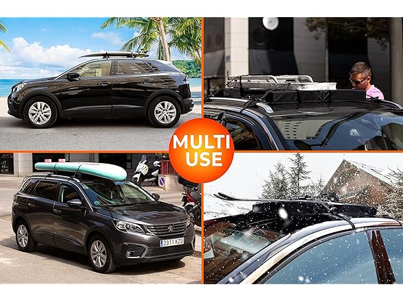 Zone Tech OR0037 Soft Roof Rack Pads Heavy Duty