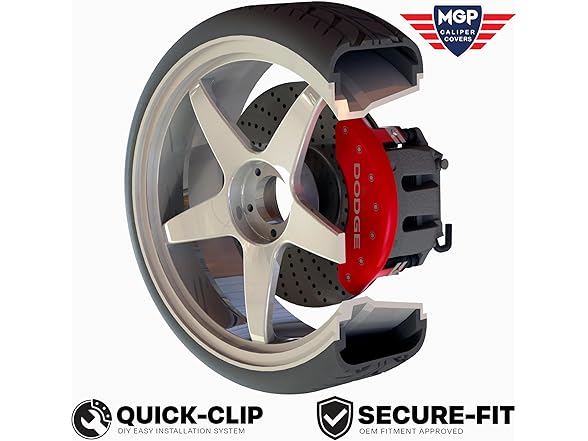 Brake Caliper Covers Red