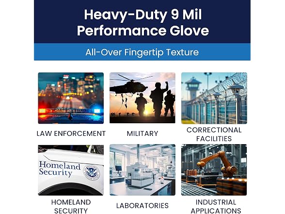 Adenna Dark Light Bulk Disposable Nitrile Gloves