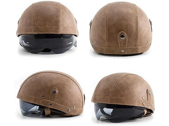 Senhill German Style Motorcycle Helmet Cap Scooter