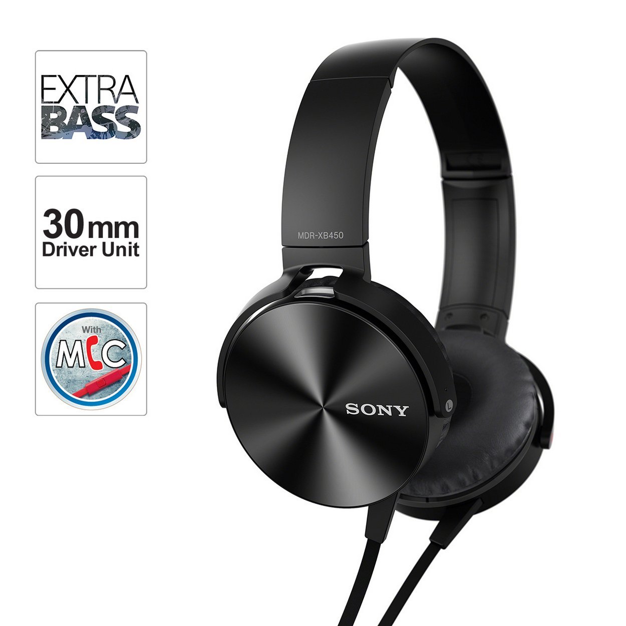 (NEW) Sony MDR-XB450AP Extra Bass Wired Headphones - Gallery 15