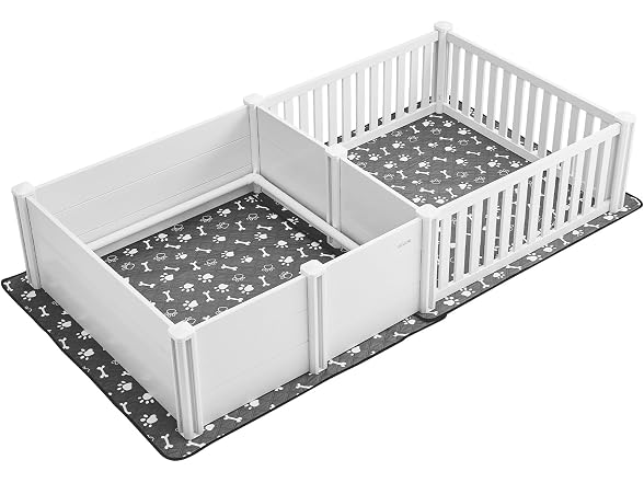 Dogs Whelping Box, 93.3x48.4x18.1 inch