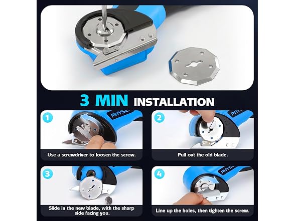 PHYSEN Electric Box Cutter for Cardboard