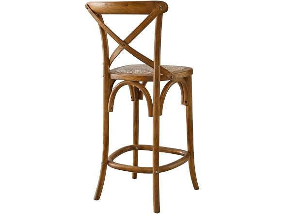 Modway Gear X-Back Wood Counter Stool