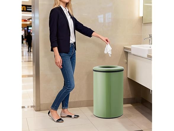 OUTLANE 10.6 Gal/40L Round Kitchen Trash Can