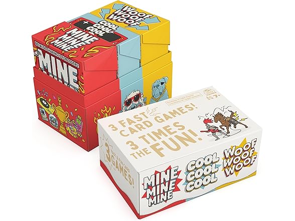 Spin Master Games, Family Card Games 3 Pack