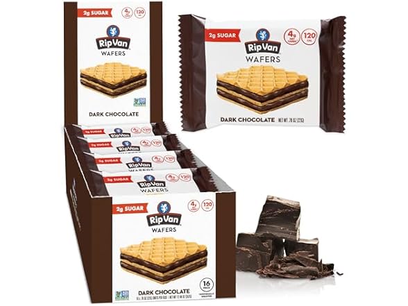 16CT Rip Rip Van Dark Chocolate Wafer Cookies