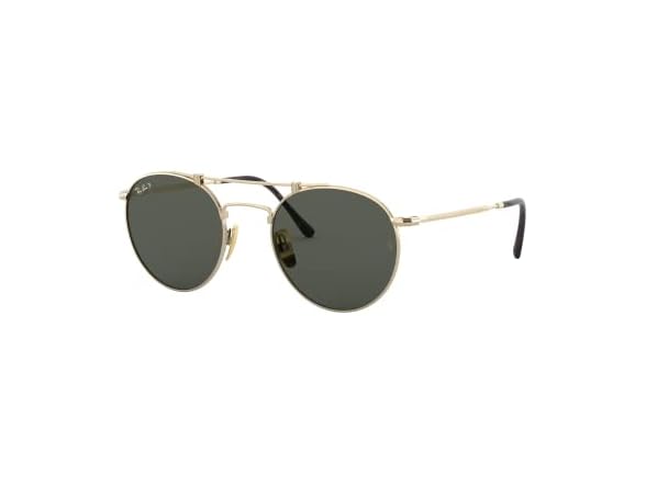 Ray-Ban Unisex RB8147M Titanium Round Sunglasses