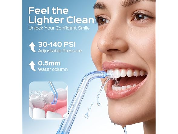 COSLUS T50 Portable Water Flosser Black