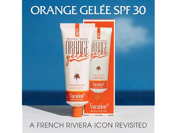 Vacation Orange Gelee SPF 30 Gel and Tube Key