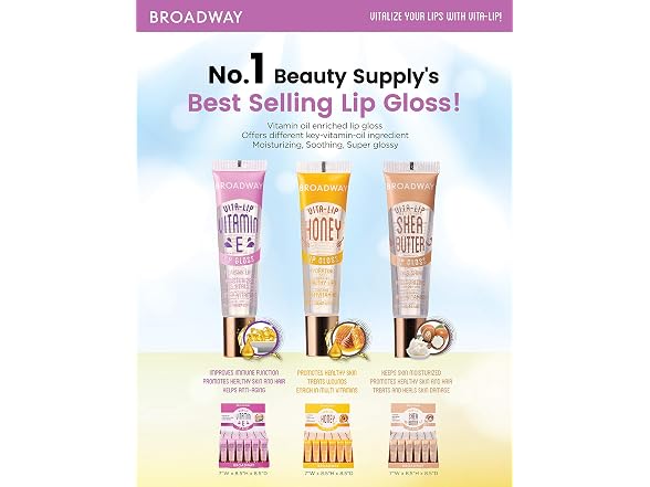 Broadway Vita Lip Honey Lip Gloss