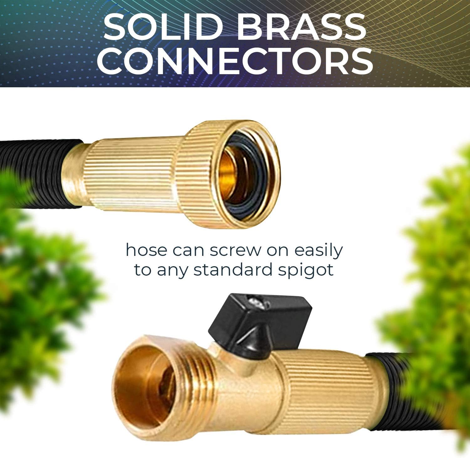 2-Pack 25ft Expandable Hose w/ Nozzle - Gallery 6